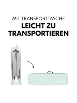 Reisebett Set Dream N Play Plus inkl. Alvi in grau,gruen