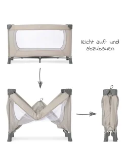 Reisebett Set Dream'n Play inkl. Reisebett in beige