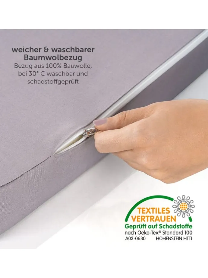 Reisebett Set Dream'n Play - mit Alvi Reisebett in blau,gruen