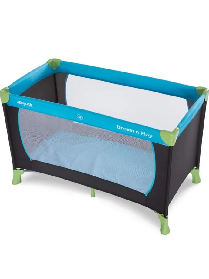 Reisebett Set Dream'n Play - mit Alvi Reisebett in blau,gruen