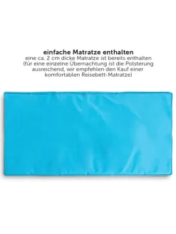 Reisebett Set Dream'n Play - mit Alvi Reisebett in blau,gruen