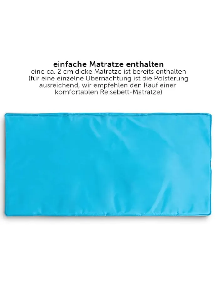 Reisebett Set Dream'n Play - mit Alvi Reisebett in blau,gruen