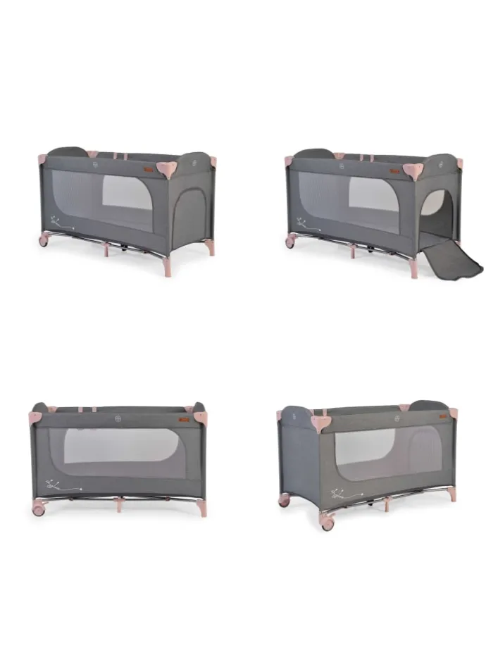 Reisebett Skyglow Laufstall in rosa