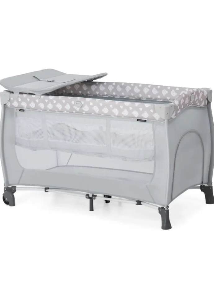 Reisebett Sleep'n Play Center mit Wickelauflage, in beige,grau