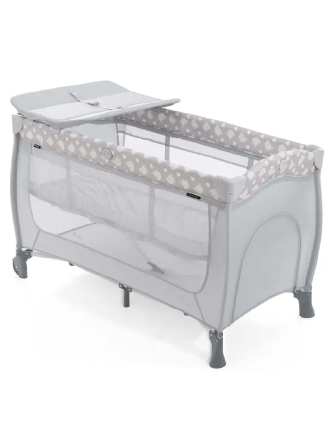 Reisebett Sleep'n Play Center mit Wickelauflage, in beige,grau