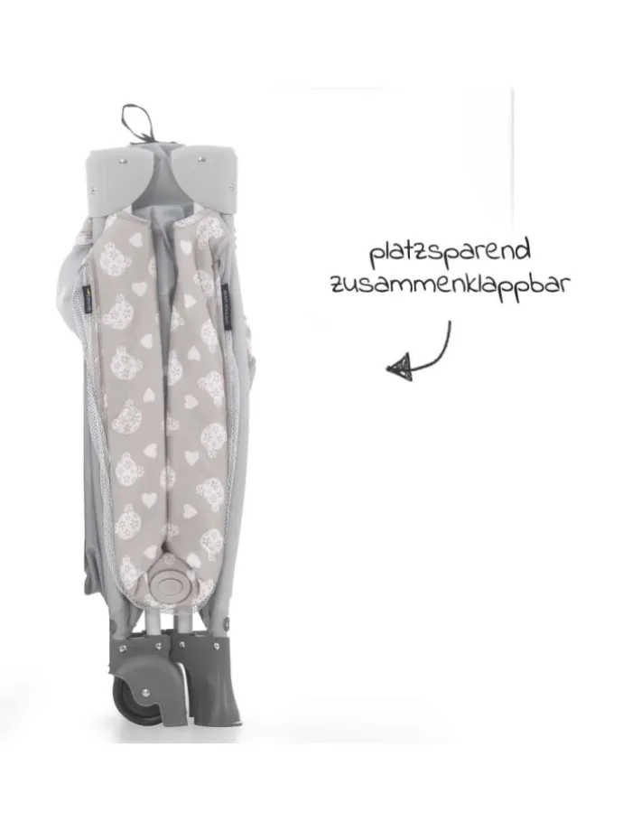Reisebett Sleep'n Play Center mit Wickelauflage, in beige,grau