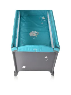Reisebett Sleepy Rollen in blau