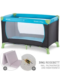 Reisebett Sparset - Dream N Play inkl. Alvi in blau