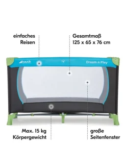 Reisebett Sparset - Dream N Play inkl. Alvi in blau