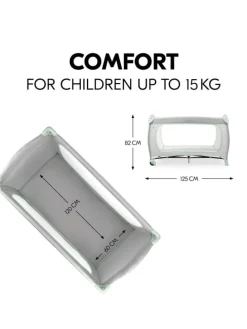 Reisebett XXL-Sparset - Sleep N Play Go Plus in grau,gruen