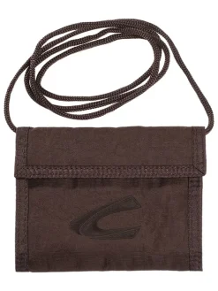 Reise-Geldbörse "Journey" in Dunkelbraun - (B)13,5 x (H)10 x (T)2 cm