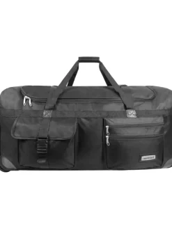 Reisetasche mit 3 Rädern Jumbus 120 in Schwarz