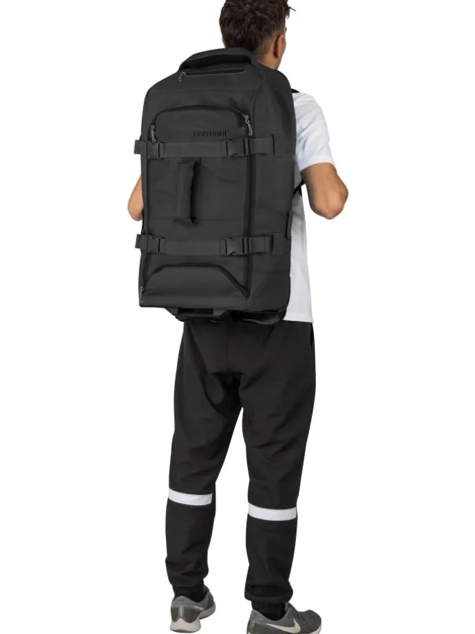 Reisetasche mit Rucksackfunktion 60 Liter Melano in Schwarz