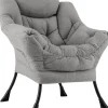 Relaxsessel gepolstert in Grau