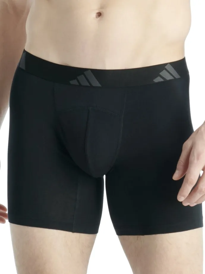 Retro Boxer Active Flex Cotton Ergonomic in Black