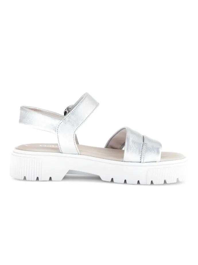 Riemchensandalen in silber
