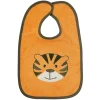 Riesen-Klettlätzchen 30 x 45 cm - Stickerei in orange,motiv