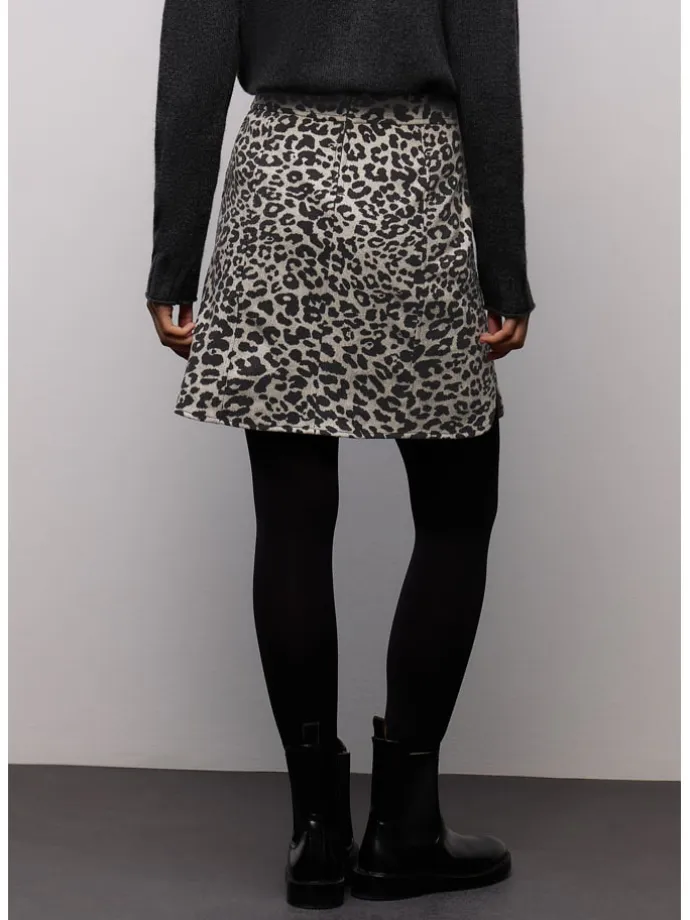 Rock in Grau/ Schwarz