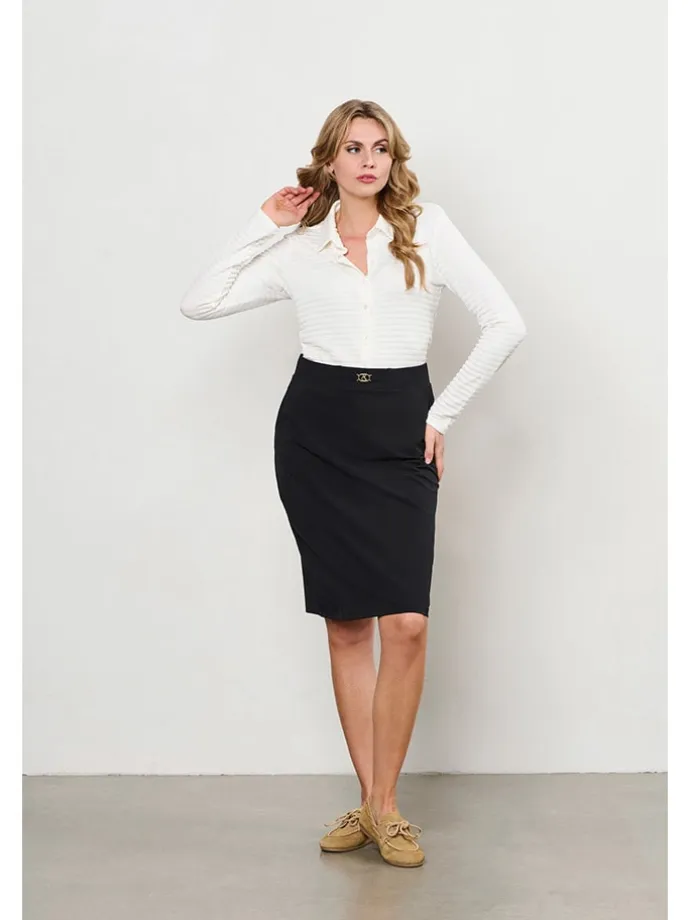 Rock "Peach" in Schwarz