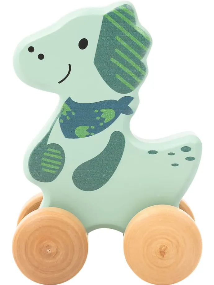 Rollspielzeug Holz DINO Rexi in bunt