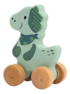 Rollspielzeug Holz DINO Rexi in bunt