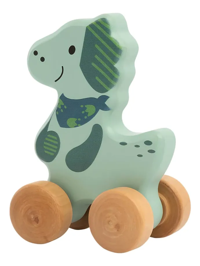 Rollspielzeug Holz DINO Rexi in bunt
