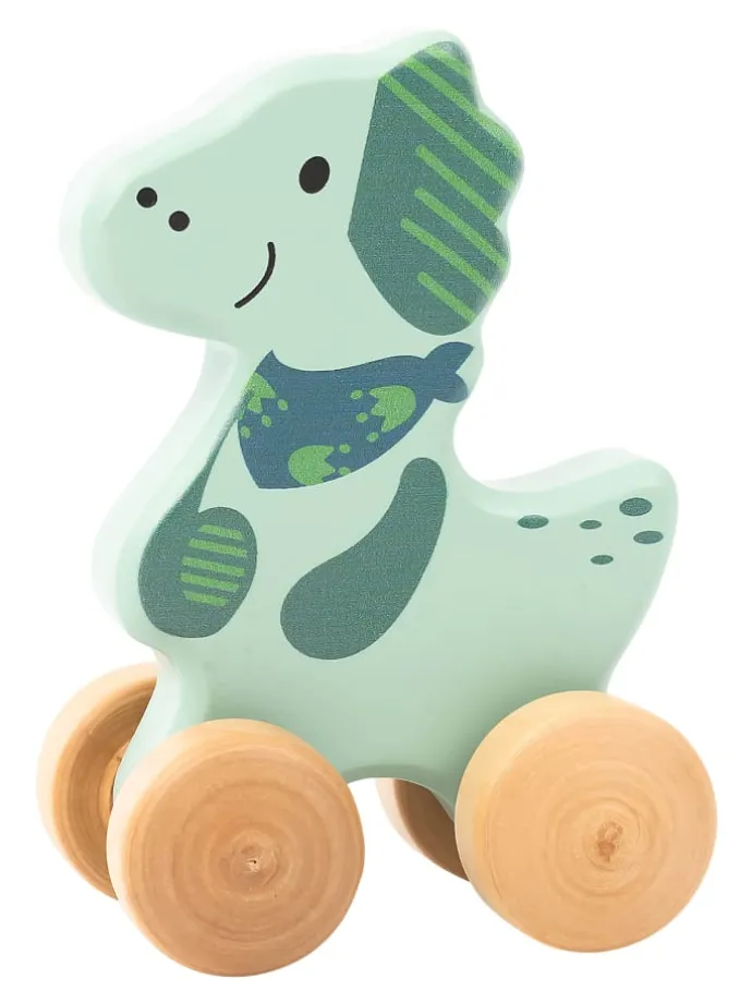 Rollspielzeug Holz DINO Rexi in bunt