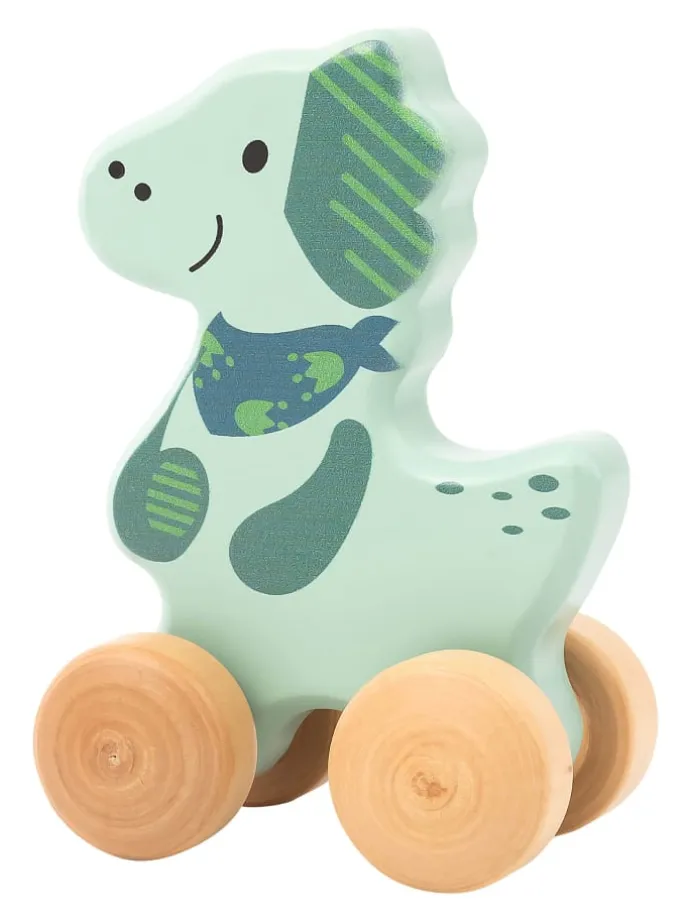 Rollspielzeug Holz DINO Rexi in bunt