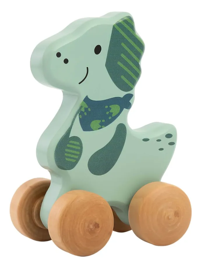 Rollspielzeug Holz DINO Rexi in bunt