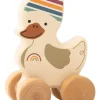 Rollspielzeug Holz ENTE Edda in bunt