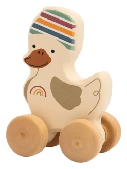 Rollspielzeug Holz ENTE Edda in bunt