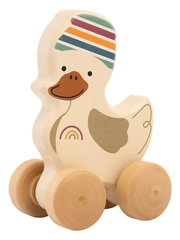 Rollspielzeug Holz ENTE Edda in bunt