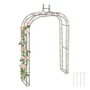 Rosenbogen in Braun - (B)155 x (H)240 x (T)39 cm