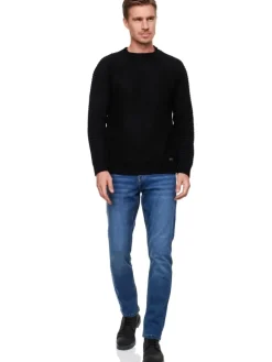 Royal Blue Used Jeans Hose
