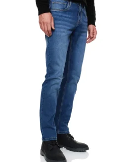 Royal Blue Used Jeans Hose