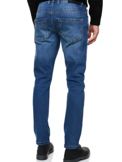 Royal Blue Used Jeans Hose