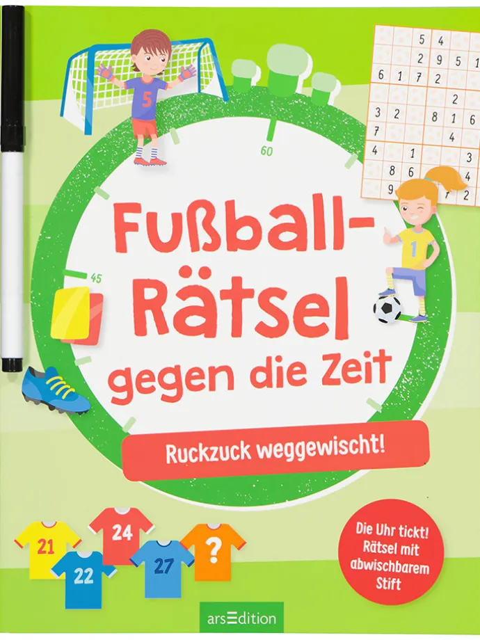 Rätselbuch "Fußball-Rätsel gegen die Zeit"