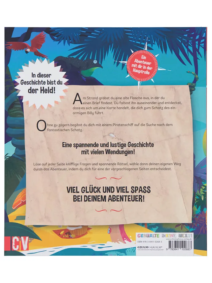 Rätselbuch "Geheimnisvolle Rätselgeschichten: Die abenteuerlustigen Piraten"