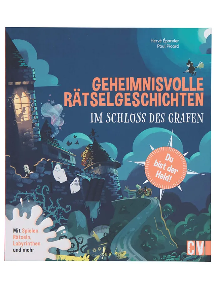 Rätselbuch "Geheimnisvolle Rätselgeschichten: Im Schloss des Grafen"