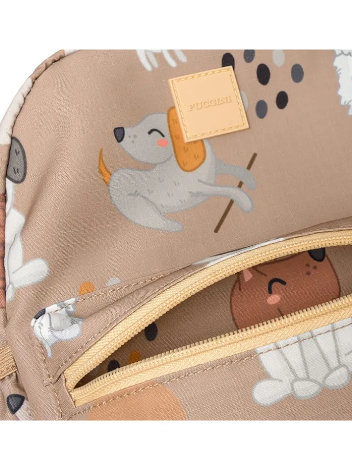 Rucksack - (B)24 x (H)28 x (T)15 cm in Beige