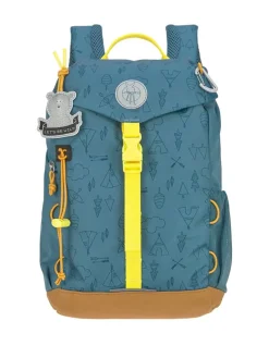 Rucksack "Adventure" in Blau/ Gelb - (B)22 x (H)12 x (T)32 cm