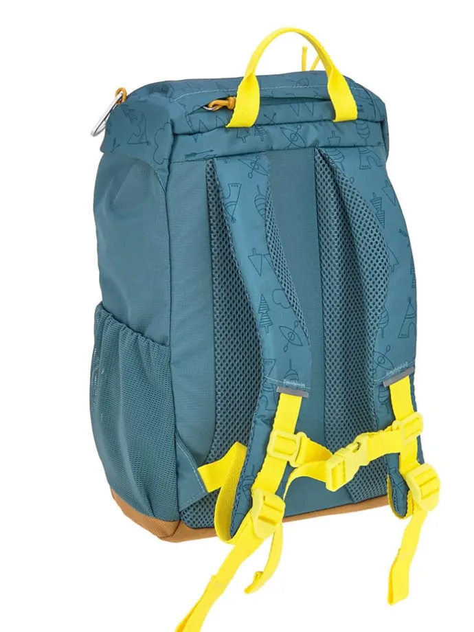 Rucksack "Adventure" in Blau/ Gelb - (B)22 x (H)12 x (T)32 cm