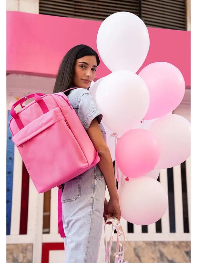 Rucksack "Allday" in Pink - (B)30 x (H)39 x (T)13 cm