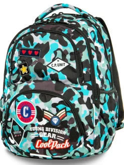 Rucksack "Coolpack Dart L" in Hellblau/ Schwarz