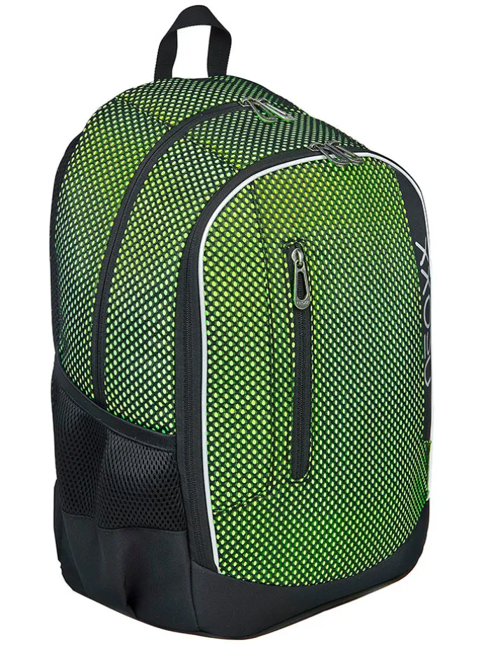 Rucksack "Flow" in Grün - (B)28 x (H)42,5 x (T)18 cm