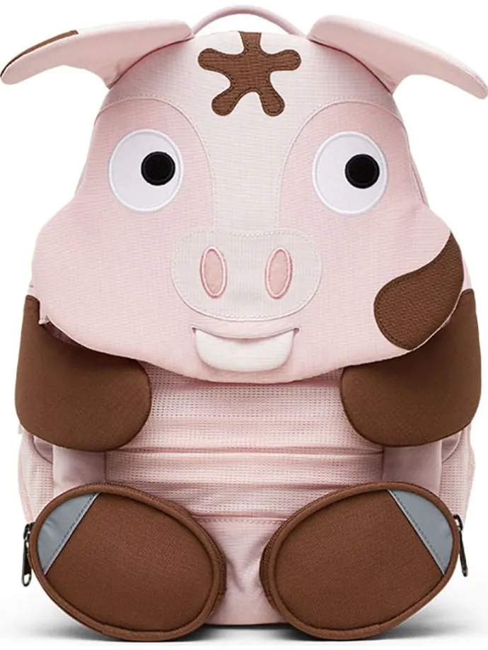 Rucksack "Großer Freund Schwein" in Rosa - (L)31 cm - (B)20 cm - (H)14 cm