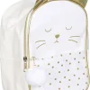 Rucksack in Weiß/ Gold - (B)22 x (H)28 x (T)15 cm