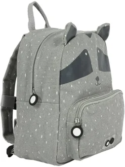Rucksack "Mr. Raccoon" in Grau - (B)23 x (H)31 x (T)10 cm