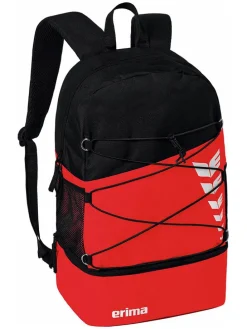 Rucksack "Six Wings" in Rot/ Schwarz - (B)30 x (H)45 x (T)18 cm