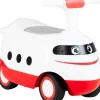 Rutschauto mit Hupe & Stauraum in Weiß